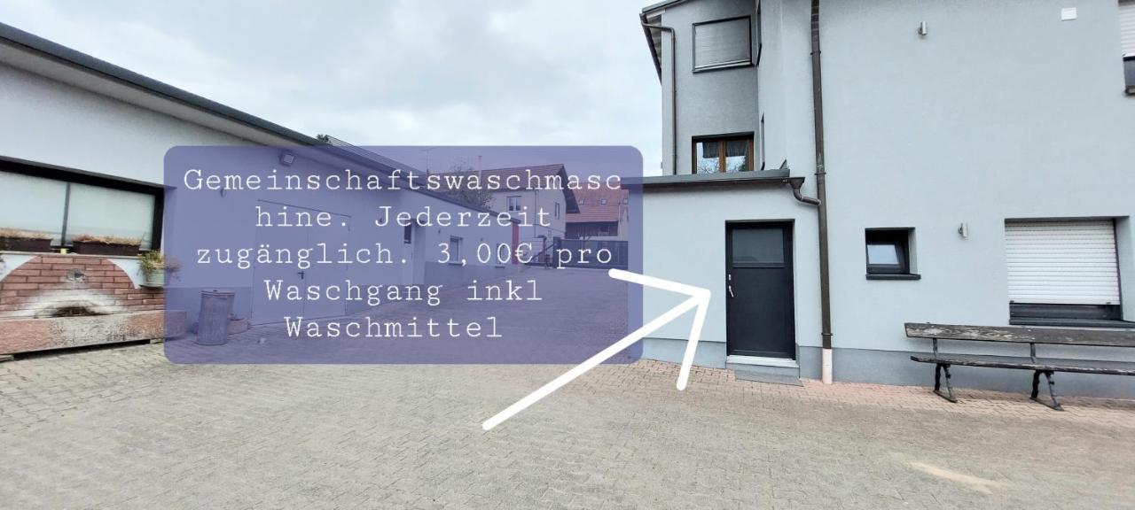 Ferienwohnung/Monteurzimmer auf dem Bauernhof Mörlenbach Exterior foto