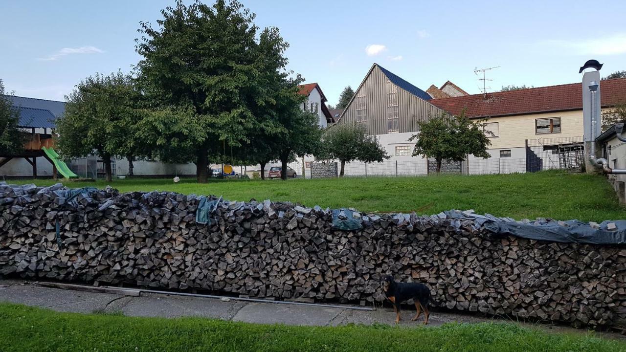 Ferienwohnung/Monteurzimmer auf dem Bauernhof Mörlenbach Exterior foto